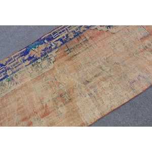 Tapis turc vintage 3,2x6,2 pi (96x190 cm), tapis persan orange - Product Image 4