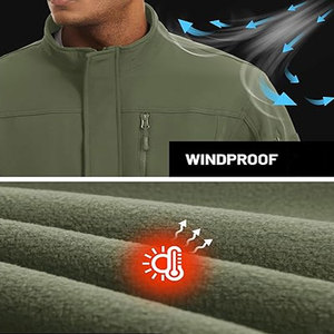 Chaquetas Softshell Personalizadas Ligeras de Alta Calidad a Precio de Mayoreo, el Mejor Diseño, Precio Económico, Chaqueta Softshell Cómoda para Hombre - Product Image 3