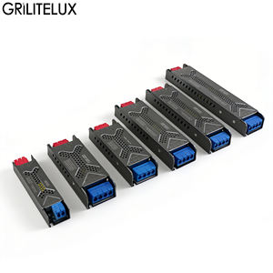 Fuente de Alimentación LED Ultrafina, Entrada de CA 100-250V, Salida 12V 24V, Controlador Delgado IP20, 60W 100W 200W 300W 400W 500W para Iluminación de Pantallas - Product Image 1