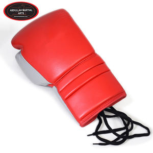 Guantes de Boxeo de Piel de Vacuno Genuina de Alta Calidad con Cordones y Logotipo Personalizado para Entrenamiento de MMA por ABDULLAH MARTIAL ARTS - Product Image 4