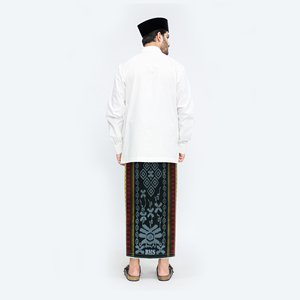 ผ้าซิ่นพรีเมียม BHS ลายทองอย่างดี E52 SGA สีดำเหลือง สำหรับผู้ใหญ่ เอเชียและแปซิฟิก ผ้าซิ่นอินโดนีเซียสำหรับผู้ชาย - Product Image 5