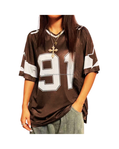Ropa Deportiva de Fútbol Americano Transpirable y Estampada, de Secado Rápido, Personalizable, de Alta Calidad, 100% Poliéster, Jersey para Adultos, Lista para Enviar - Product Image 2