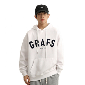 เสื้อฮู้ดแขนยาวสำหรับผู้ชายผ้าคอตตอน100% พิมพ์โลโก้ตามสั่งสำหรับฤดูใบไม้ร่วงฤดูหนาว2025 - Product Image 6