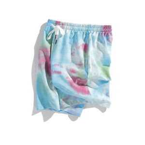 Nouveaux shorts tie dye shorts luxe décontracté uni logo personnalisé séchage rapide respirant été Sport tie dye shorts en gros personnalisé - Product Image 6