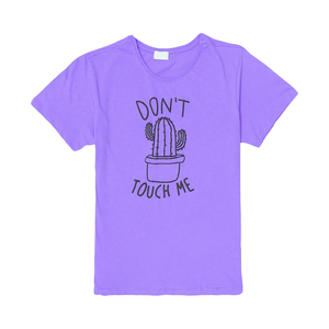 Imprimé personnalisé T-shirt décontracté en coton pour femmes, robe facile à porter en jersey respirant à demi-manches - Product Image 3