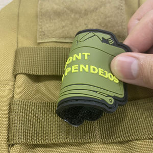 Nouveau Patch Brodé Personnalisé en Tissu Sergé Doux 2D 3D de Haute Qualité avec Logo, à Coudre ou à Fixer par Velcro, Collection 2025 - Product Image 1