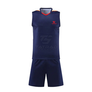 Ensembles de maillots de volley-ball imprimés respirants à séchage rapide 100% polyester personnalisables de haute qualité, best-sellers pour hommes - Product Image 2