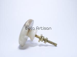 Tiradores y pomos redondos de resina y madera para cajones y gabinetes, herrajes económicos para cocina, armario y cómoda - Product Image 5