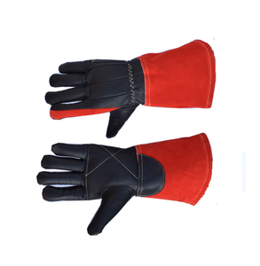 Gants de soudage Tig vendre des gants de travail cuir de vachette de haute qualité résistant à la chaleur protection peau de chèvre argon sécurité - Product Image 6