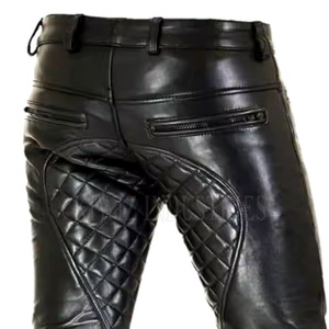 Dernier modèle de pantalon en cuir streetwear gay, design personnalisé, taille haute, léger, coupe droite, décontracté, tissu de haute qualité, prix raisonnable, OEM - Product Image 5