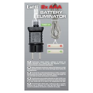 Fuente de Alimentación Universal para 2 Pilas AAA 74309 con Función Eliminadora de Pilas - Product Image 2