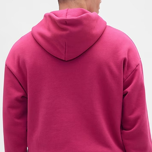 Sudadera con Capucha de Alta Calidad con Puños Acanalados y Logotipo Personalizado para Hombre, con Color Sólido y Bolsillos Tipo Canguro, Diseño de Mangas Completas - Product Image 5