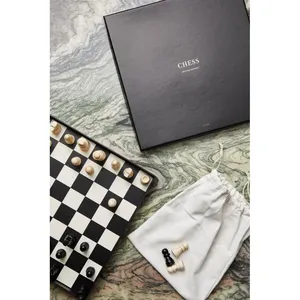 VINGA Custom Merchandising <b>Chess</b> Coffee <b>Board</b> Game Premium Quality <b>Chess</b> <b>Set</b> for Premium Coffee Experience - Product Image 4