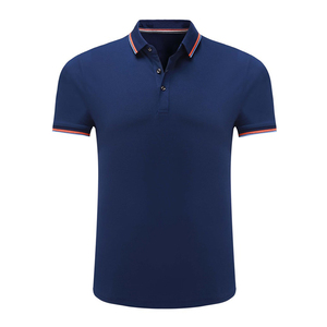 Polo en maille côtelée en coton mélangé doux et confortable sur mesure en gros, manches courtes décontractées pour homme, tricot de luxe de haute qualité à boutons - Product Image 1