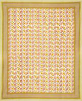 Dernier arrivage draps de lit king size de luxe en vente chaude 100% coton biologique traditionnel Jaipuri ensembles de draps imprimés en bloc à la main