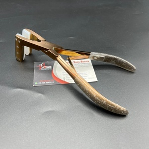 Pince à cheveux professionnelle en acier inoxydable massif plaqué or rose pour extensions de cheveux à clips, vente en gros d'outils pour extensions de cheveux - Product Image 3