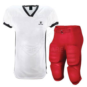 Uniformes de Fútbol Americano OEM de Alta Calidad, Transpirables, Talla Grande XL, Jersey Sublimado, 100% Poliéster, Conjuntos de Diseño Personalizado al por Mayor - Product Image 1