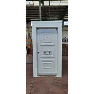 Puerta de Acero ABSDOOR, Directo de Fábrica, Puerta de Partición Interior de Acero DKP Duradera, Apertura Manual, Aislamiento Acústico, Entrada para Apartamento - Product Image 5