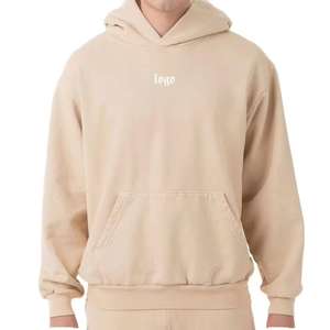 Vente en gros usine – Nouveaux sweats à capuche oversize en molleton épais 300g 100% coton pour hommes, style streetwear, épaules tombantes, personnalisables, pour l'hiver - Product Image 1