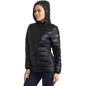 CONMR Doudoune légère et de randonnée Manteau d'hiver élégant pour l'extérieur Manteau décontracté couvrant la saison Plus court pour les femmes - Product Image 3