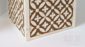 Boîte à mouchoirs en bois élégante faite à la main avec incrustation d'os support décoratif pour la maison et le bureau - Product Image 2