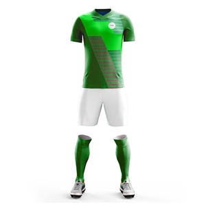 Ensemble d'uniformes de football personnalisés pour les équipes professionnelles |   Tailles pour hommes, femmes et jeunes |   Vêtements de sport légers et à séchage rapide en gros - Product Image 5