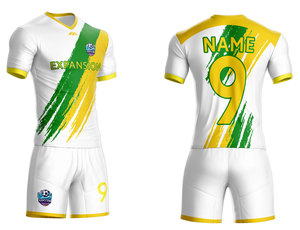 เสื้อฟุตบอลผ้าโพลีเอสเตอร์คุณภาพสูงเสื้อพิมพ์โลโก้ตามสั่ง - Product Image 3