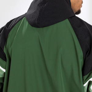 Ensembles de survêtements à couleurs bloquées coupe-vent en nylon pour hommes - Product Image 3