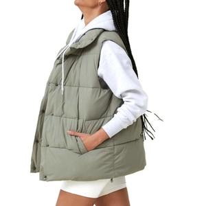 Chaqueta Acolchada sin Mangas para Mujer, Estampada, Impermeable, Ecológica, de Grosor Estándar, Color Personalizable, Logotipo, Servicio OEM - Product Image 3