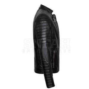 Chaqueta de Invierno para Hombre de Cuero Genuino de Alta Calidad, Diseño Transpirable, Colores y Logotipo Personalizables, Moda Urbana - Product Image 3