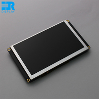 HAORAN Modul LCD TFT 5 Inci Papan Mikrokontroler STM32 Resolusi 800X480 Konektor 4-Pin Antarmuka USB/TTL Lampu Latar 12-LED