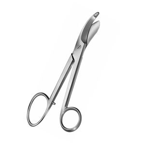 Ciseaux à bandage pour gaucher Ciseaux en acier inoxydable Ciseaux à bandage en gaze Ciseaux à pansement plâtre 14cm 18cm Infirmière Vente en gros - Product Image 6