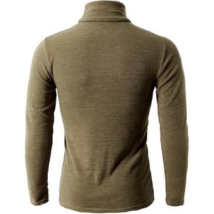 Suéter de poliéster de punto de manga larga de estilo de los hombres Suéter de poliéster de cuello redondo personalizado - Product Image 2