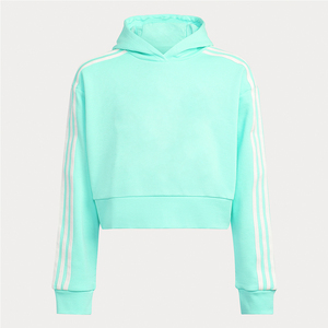 Femmes Short Originals Adicolor Cropped Hoodie Haute Qualité 500gsm Heavyweight Pullover Hoodie French Terry Hoodies Drop Shoulder - Product Image 3