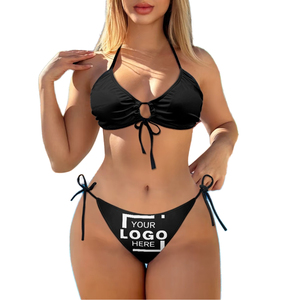 2025 vente en gros motif de conception personnalisée Sexy 2 pièces maillots de bain femmes Bikini ensemble avec prix raisonnable - Product Image 5