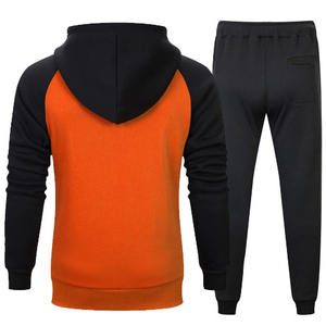 Chándal de Dos Piezas para Hombre, Conjunto de Ropa Deportiva, Jersey con Capucha y Pantalón, 100% Algodón Transpirable, Colores de Contraste Personalizados, Novedad - Product Image 6