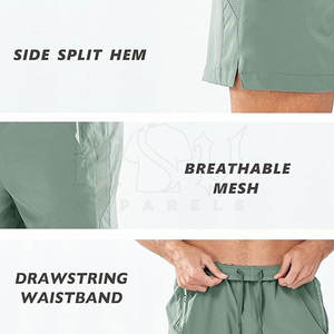 Pantalones Cortos Deportivos de Secado Rápido, Transpirables, Ecológicos, de Alta Calidad, con Logotipo Personalizado, Nuevo Diseño a Bajo Precio - Product Image 4