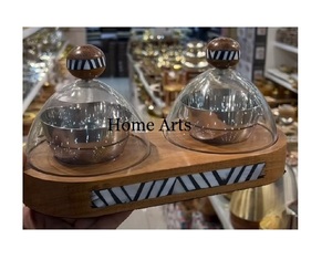 Stainless Steel And Wood Chocolates Bowl Fabulous Design Customized Size Chocolates Bowl For Best Selling - Product Image 5