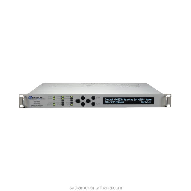 COMTECH EF Data CDM-625A Ku/IF Satellite Modem 70/140 MHz to 950-2250 MHz L-Band RF Transceiver Modules and Modems