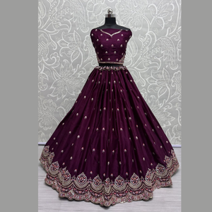 Superhit Exclusif Nouveau Designer Correspondant Broderie Travail Partywear Lehenga Collections Pour Les Grossistes Par Royal Export À Surat - Product Image 5