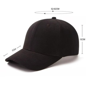 Casquette de baseball à 6 panneaux avec logo personnalisé, unisexe, en sergé de coton, couleur unie, ajustée, pour un usage décontracté, toutes saisons, taille adulte 58-60 cm - Product Image 2