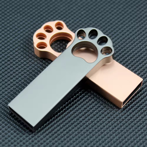 Mini <span class=keywords><strong>Memoria</strong></span> USB <span class=keywords><strong>de</strong></span> 64 GB <span class=keywords><strong>en</strong></span> Color Blanco Plateado Metálico |   <span class=keywords><strong>Memoria</strong></span> USB Compacta |   Pendrive con Logotipo Personalizado - Product Image 3