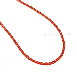 สร้อยคอลูกปัดหินคาร์เนเลี่ยนเกรดธรรมชาติที่หรูหรามีสีอ่อนสไตล์เรียบง่ายสำหรับของขวัญสำหรับผู้หญิง - Product Image 4