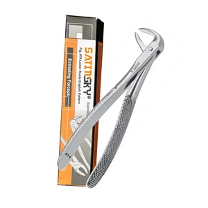 Pinces d'extraction, racines inférieures motif anglais #76 base de qualité allemande d'instruments dentaires Instruments haut de gamme de haute qualité - Product Image 3