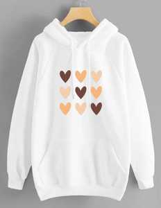 Sweat à capuche surdimensionné vintage 100 % coton, broderie personnalisée OEM, séchage rapide, coupe-vent, imprimé sur le devant, pour femme, style français - Product Image 1