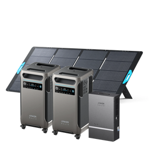 ชุดอุปกรณ์พลังงานบ้านอัจฉริยะ SOLIX F3800 ลดราคาพิเศษจากโรงงาน แผงโซลาร์เซลล์ 2x 12kW 7.68kWh พร้อมแบตเตอรี่ภายนอกและตัวควบคุม MPPT - Product Image 6