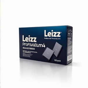 Leitz Premium <b>A4</b> PVC <b>File</b> <b>Folder</b> Accessories 0.15mm Blue 100 Pack - Product Image 2