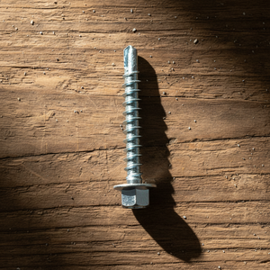 Tornillos autorroscantes con cabeza hexagonal TEK, de acero al carbono zincado, fabricante de Vietnam, clase 4.8 6.8, rosca gruesa PDC, pulgadas - Product Image 1