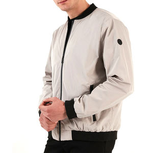 Chaqueta Bomber de Invierno Nueva, de Lona y Nailon, con Cuello Alto, Ecológica, al por Mayor, Precios Razonables, Chaqueta Bomber para Hombre - Product Image 4