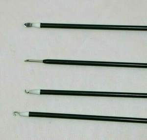 ชุดเครื่องมือผ่าตัดผ่านกล้อง PENTAX SURGICAL 4 ชิ้น ทำจากสแตนเลส ประกอบด้วย ตะเกียบผ่าตัดแบบใช้มือ  แบบปลายแหลม  แบบปลายโค้งรูปตัว L  แบบปลายโค้งรูปตัว J และเข็มดูด - Product Image 3